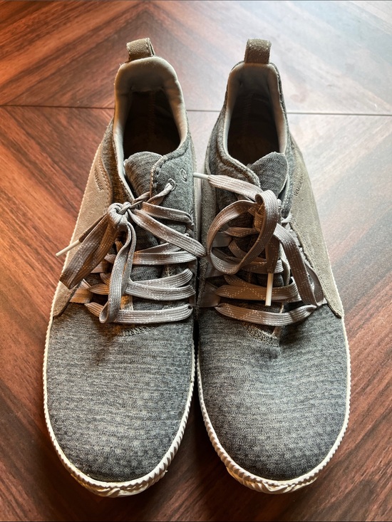 Sorel Shoes - Sorel Grey Knit Casual Sneakers